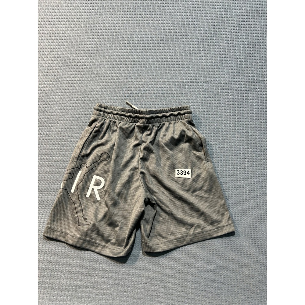 Jordan Athletic Mesh Shorts Boys Small Grey
